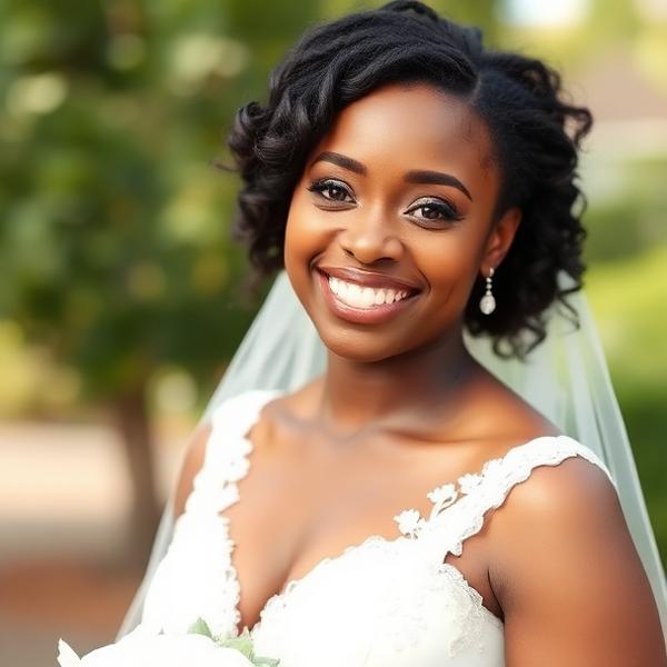 Adaeze on her wedding day